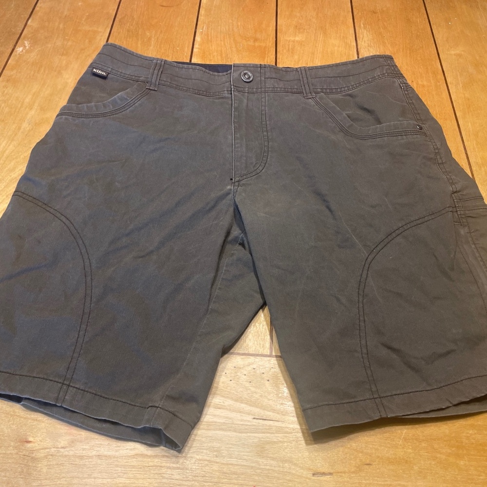 Kuhl Ramblr Shorts Cargo Hiking Gorpcore Gray 34